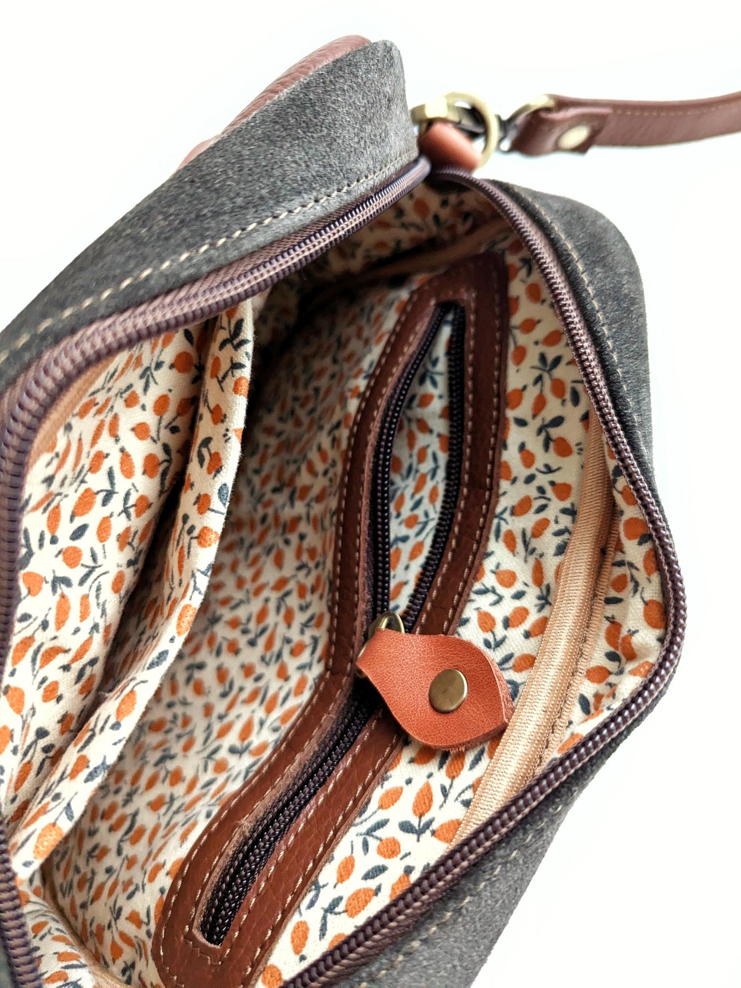 Сумка СЕВИЛЬЯ терракота + лесной орех + болото