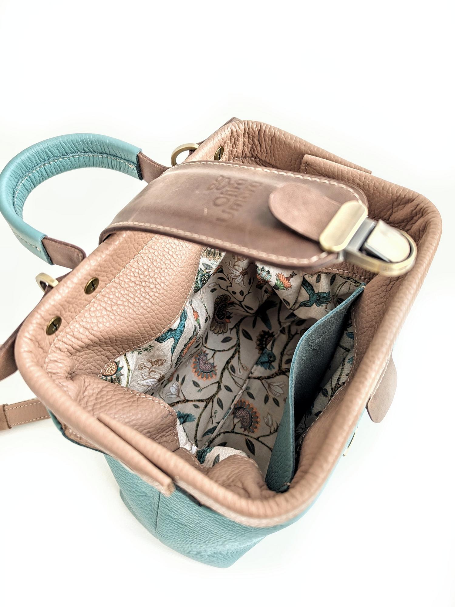 Саквояж ЛИМОЖ пыльная мята + песок + табак