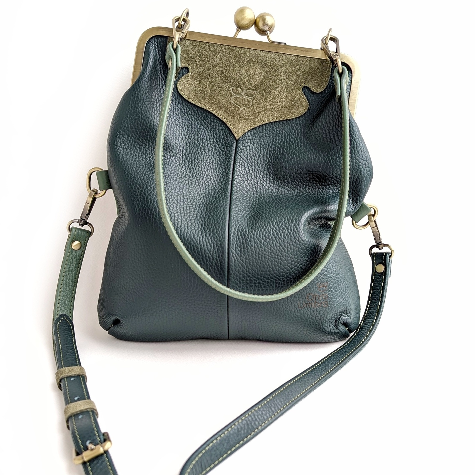 Сумка ДИЖОН хвоя + нефрит + мох