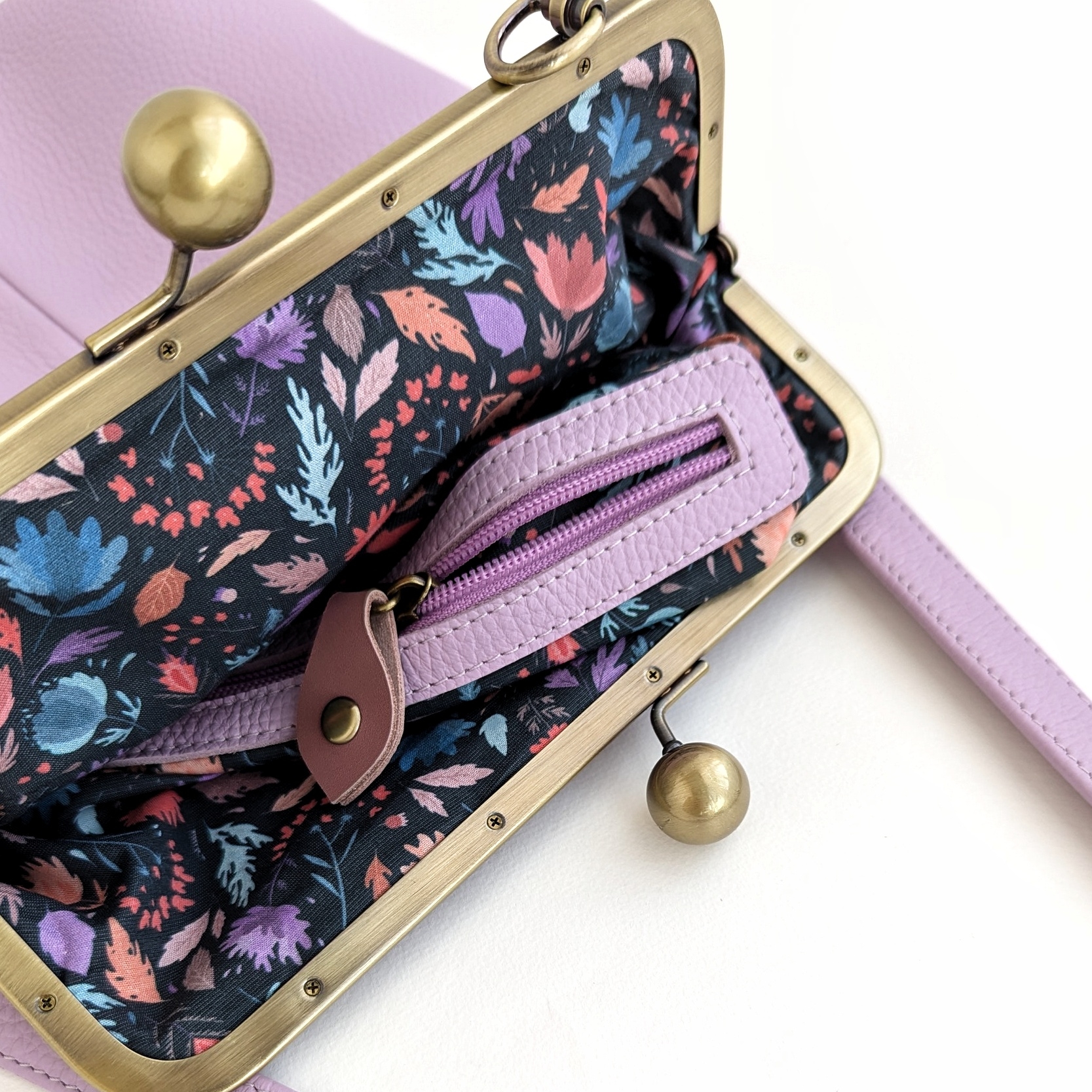 Сумка ДИЖОН лаванда + пыльная роза