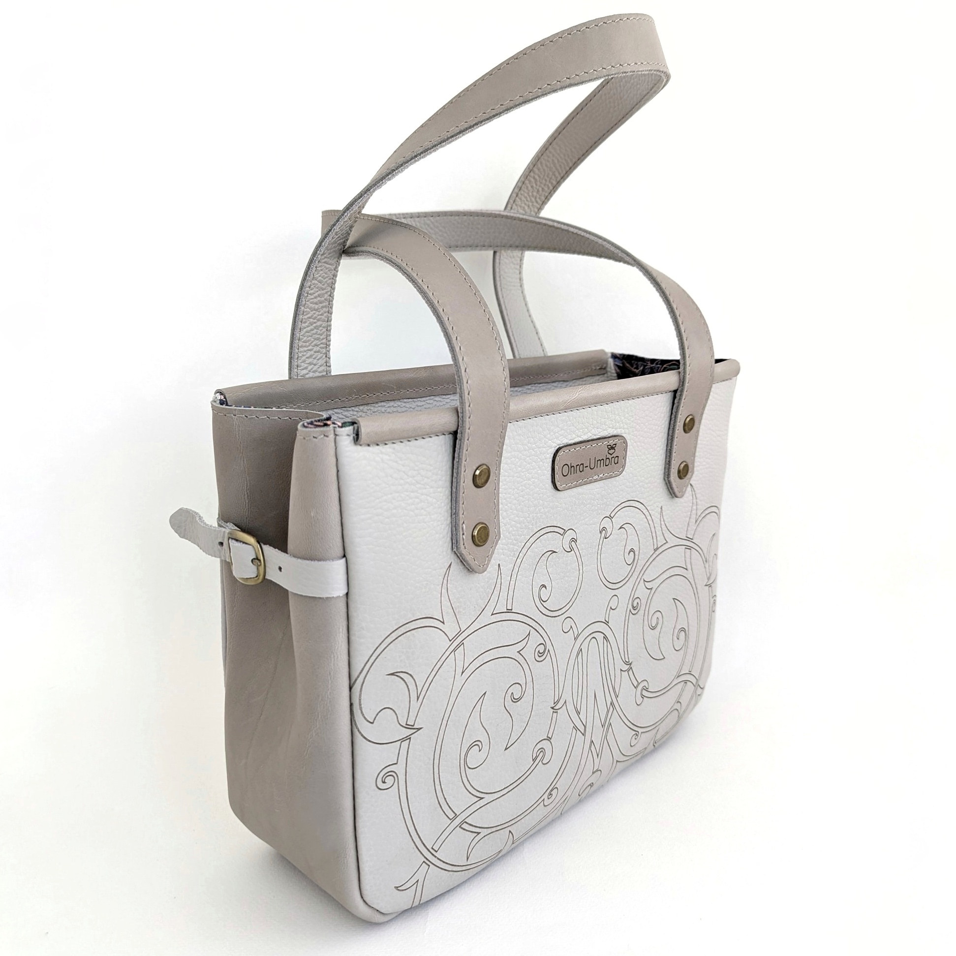 Сумка ВЕРОНА алебастр + дым