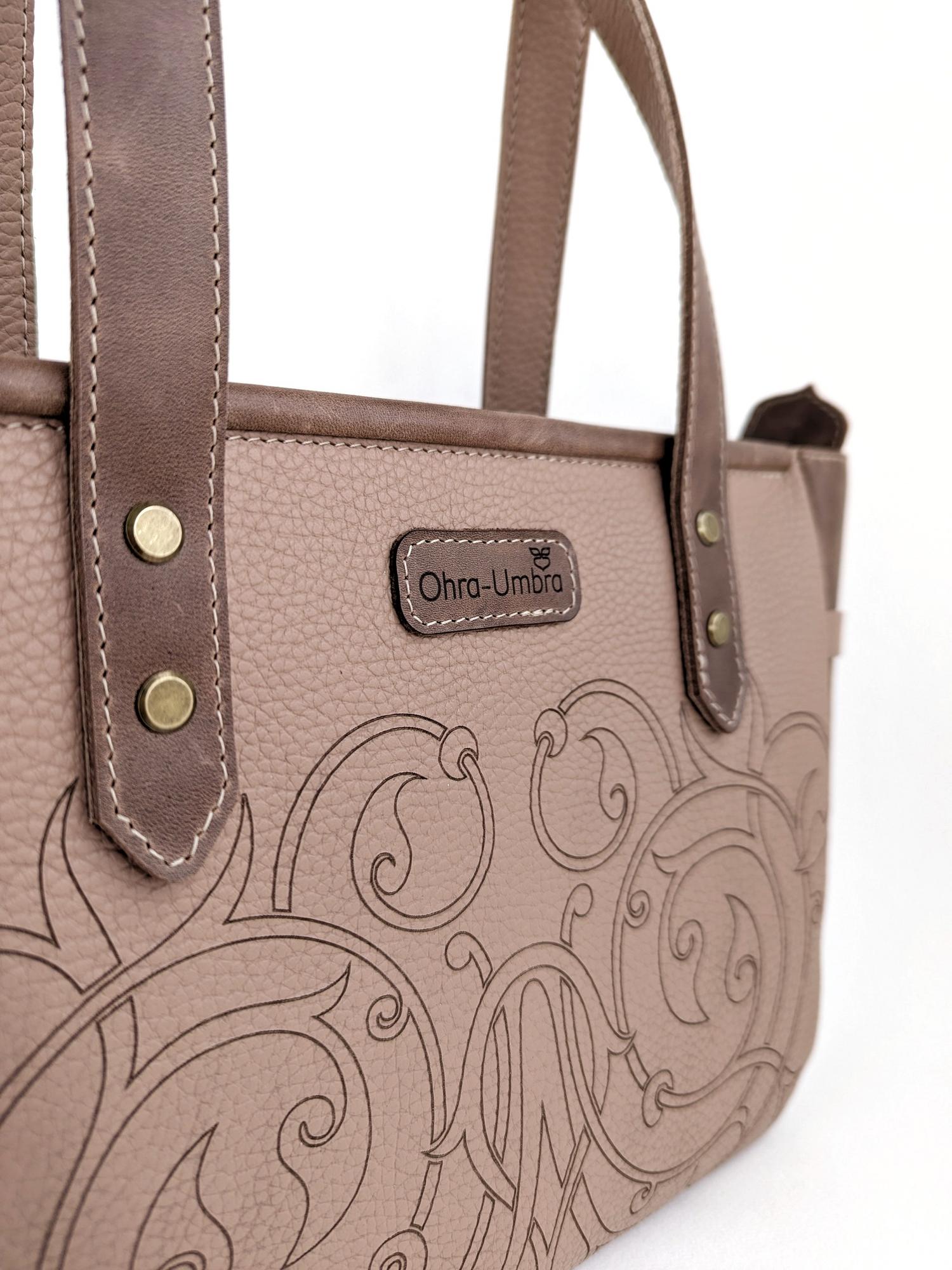 Сумка ВЕРОНА песок + табак