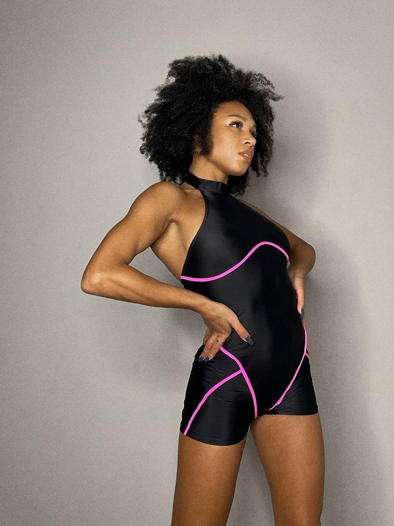 Комбез COSMIC с окантовкой фуксия