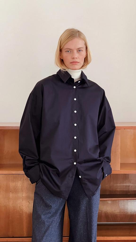 РУБАШКА OVER ИЗ ХЛОПКА