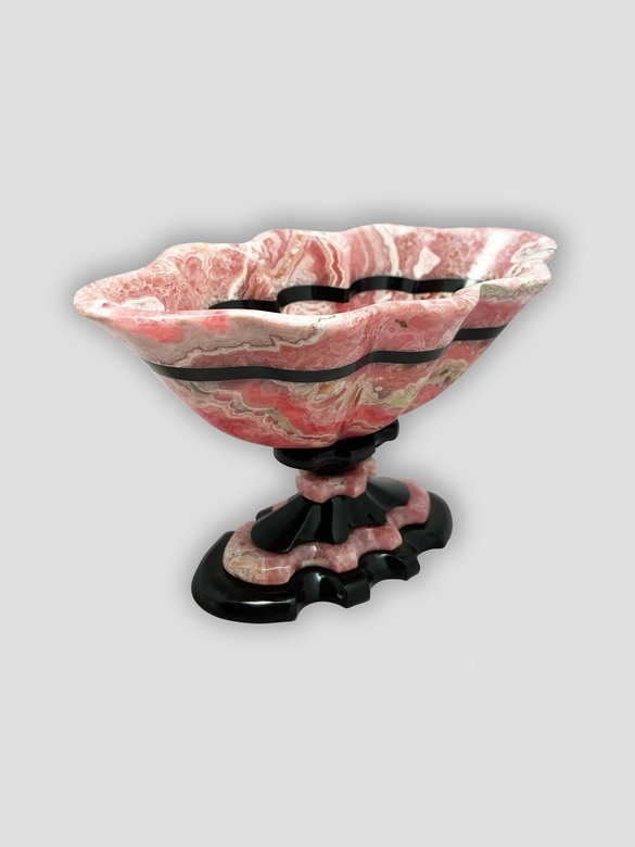 Ваза, родохрозит, оникс, Аргентина