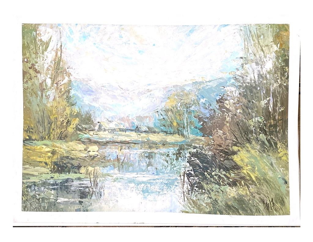 Картина "Пейзаж / Натюрморт"