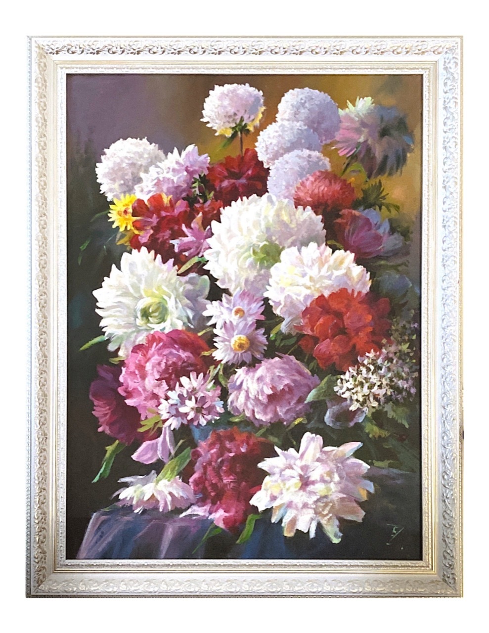 Картина "Букет пионов"