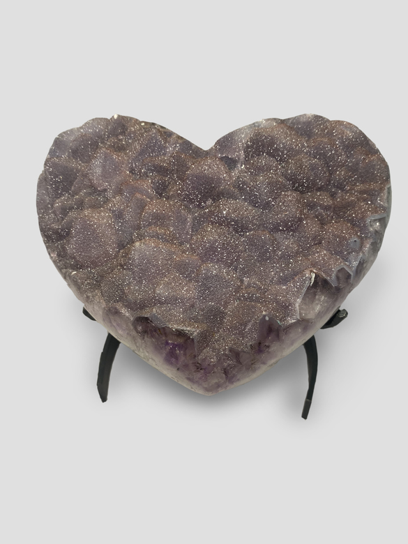 Друза "Сердце" (аметист)