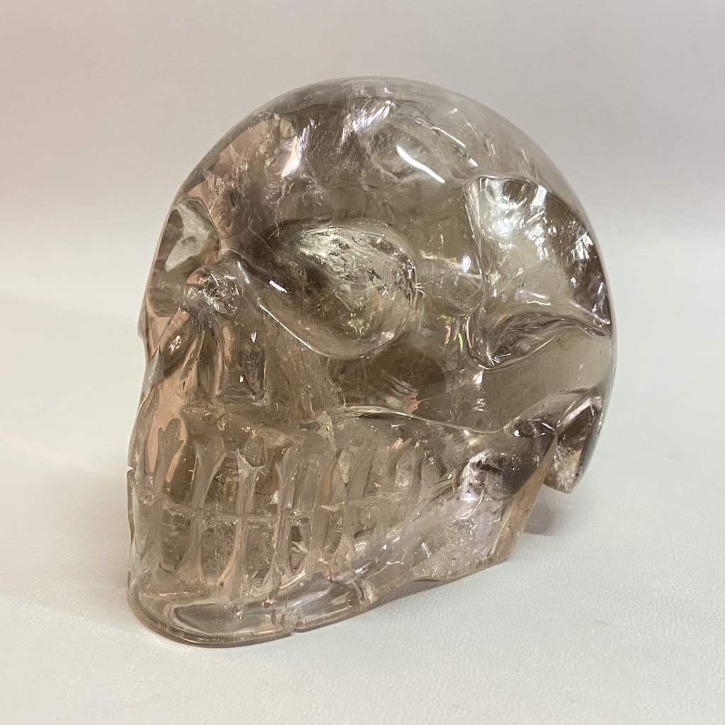 "Череп" (дымчатый кварц)