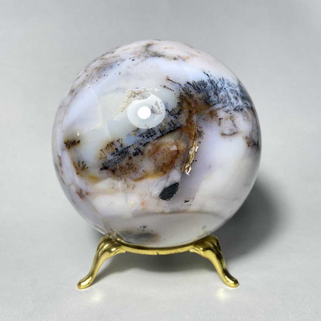 Шар (агат моховый)