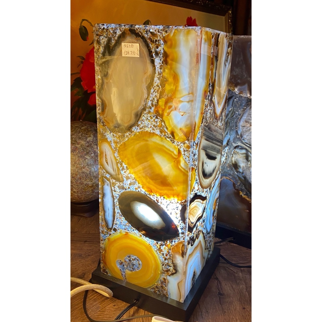 Светильник интерьерный (пластины агата), Мексика