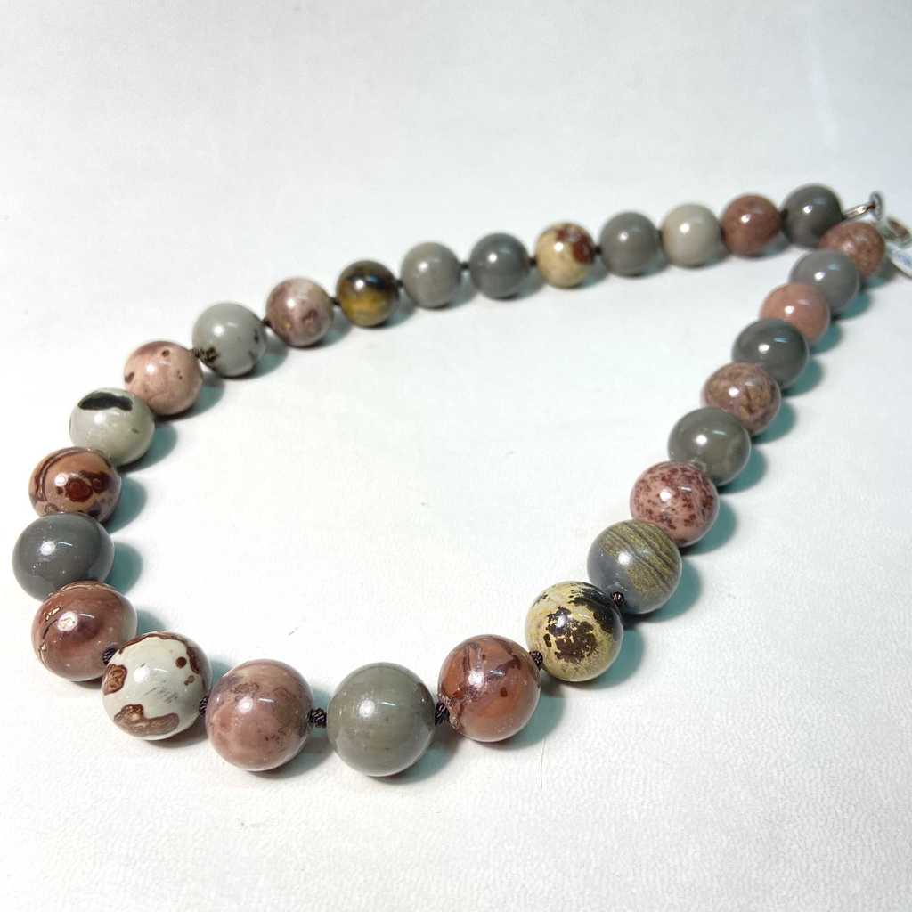 Бусы (яшма Артистик Джаспер) 14 мм.