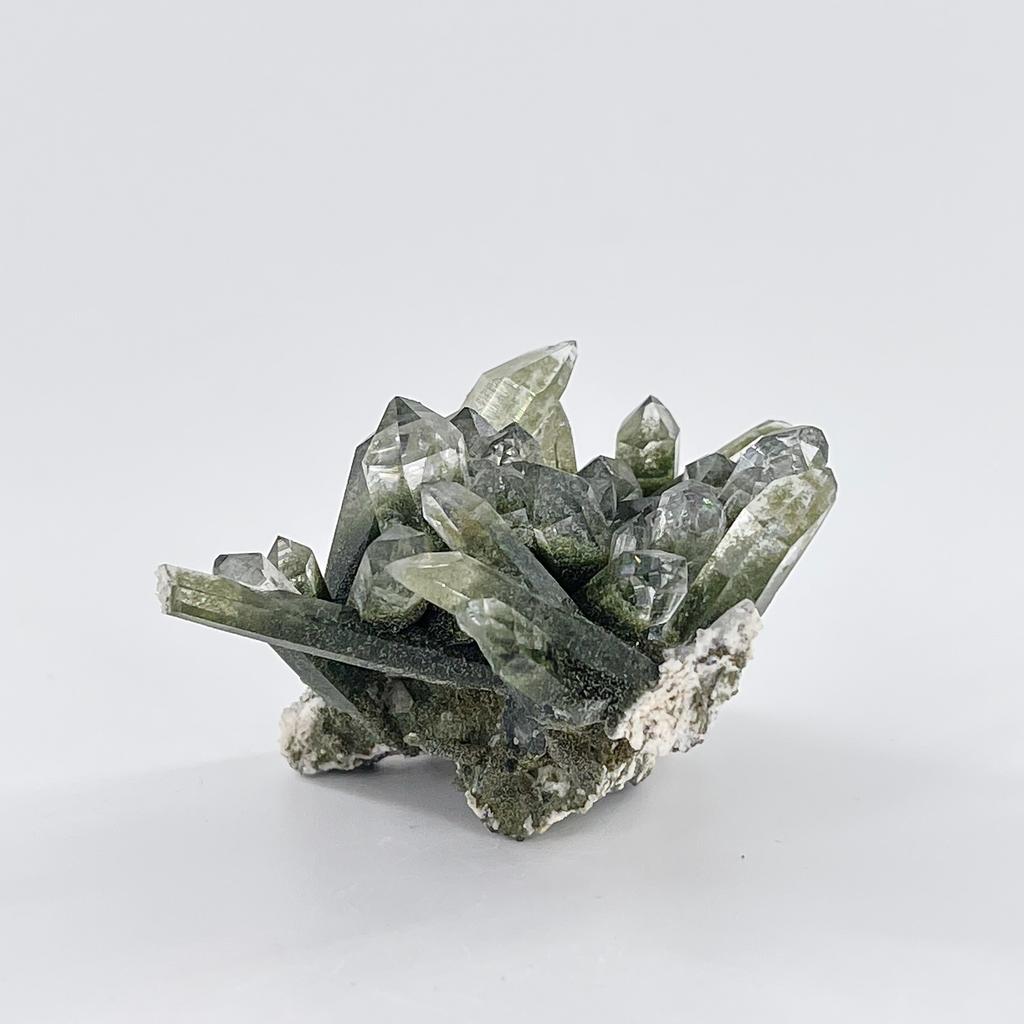 Друза кварц с хлоритом