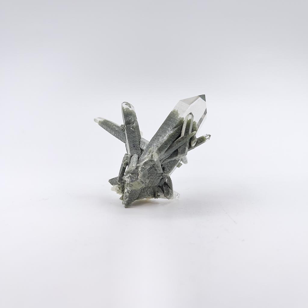 Сростки кристаллов кварц с хлоритом, Непал