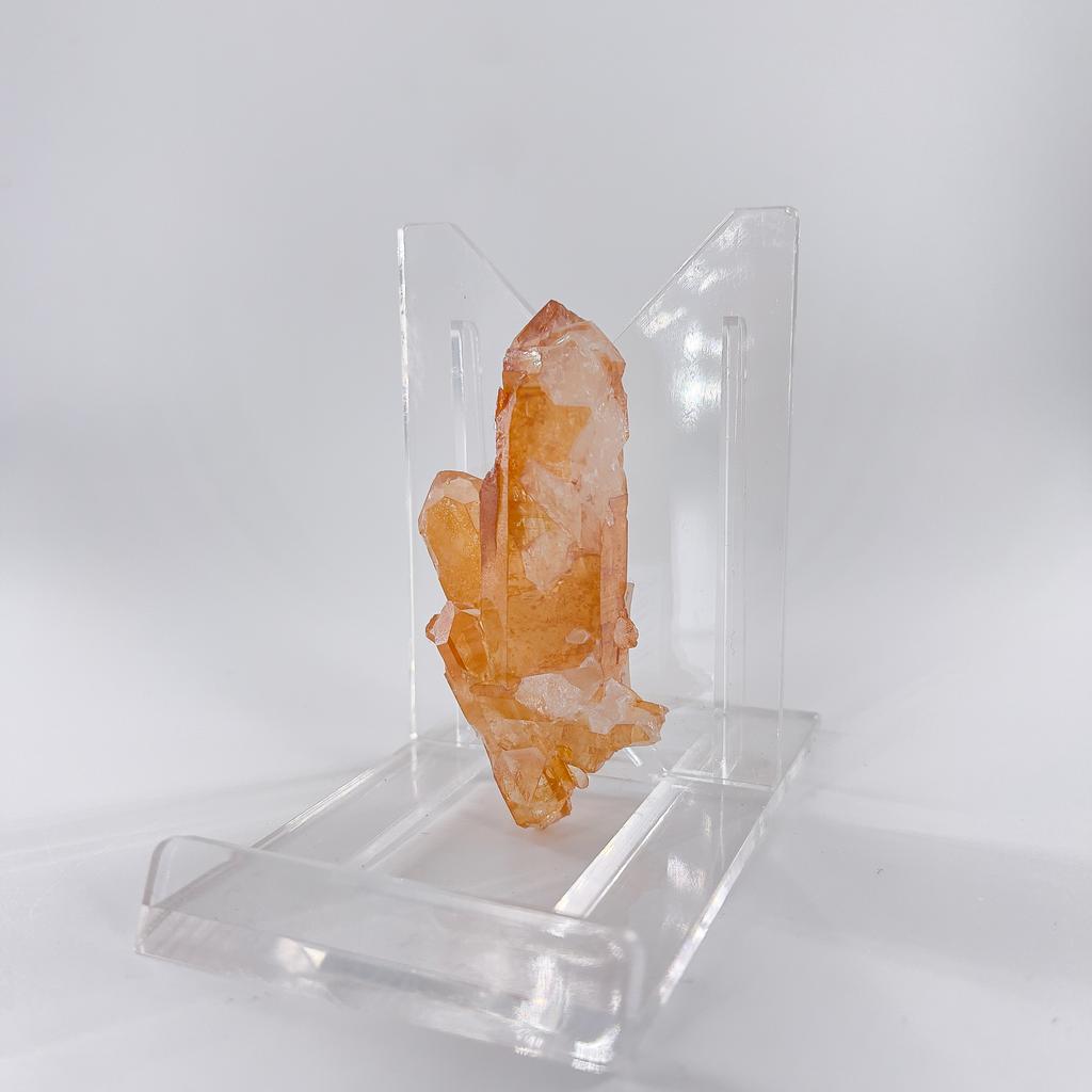 Сросток кристаллов кварц танжерин, Бразилия