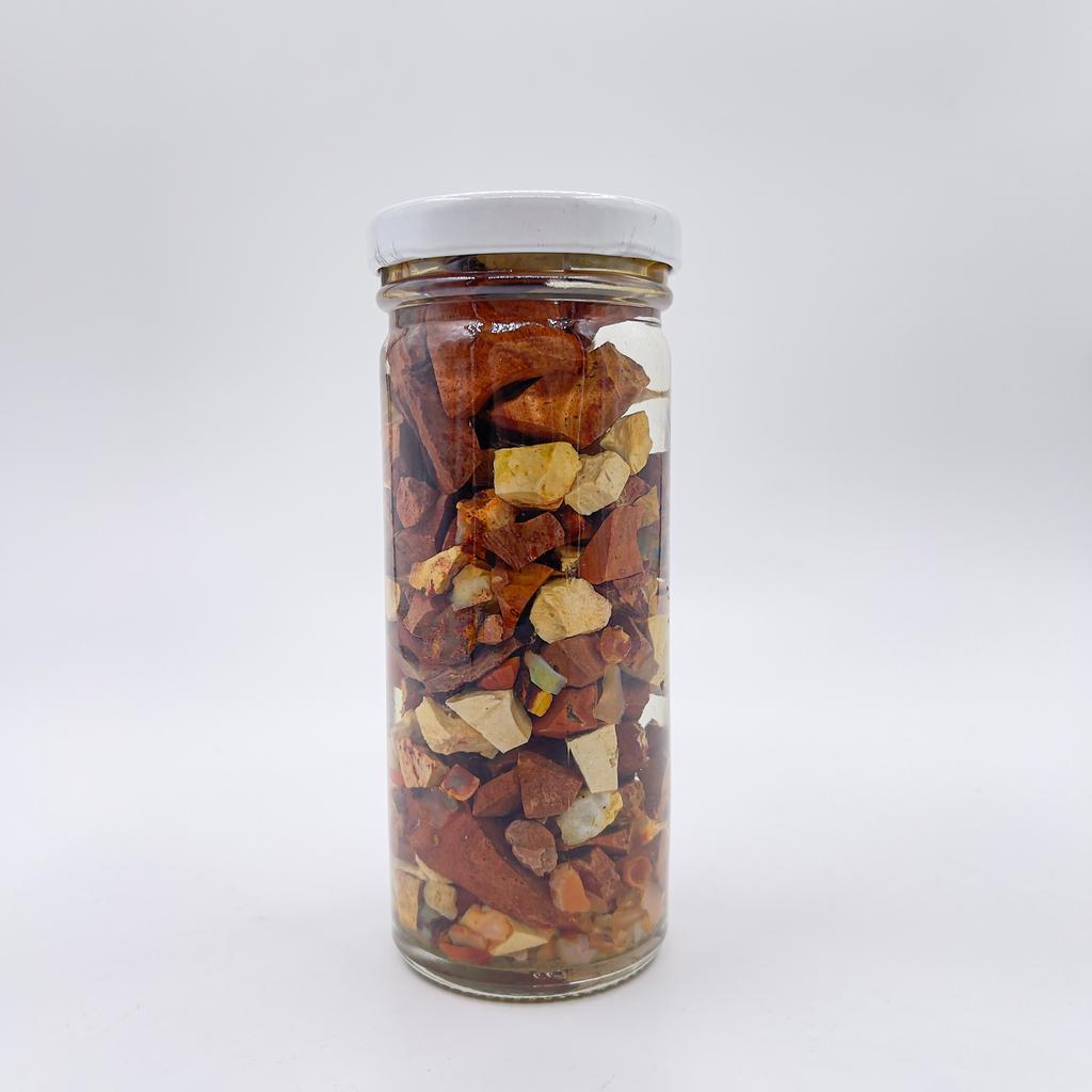 Опал огненный в баночке, Мексика