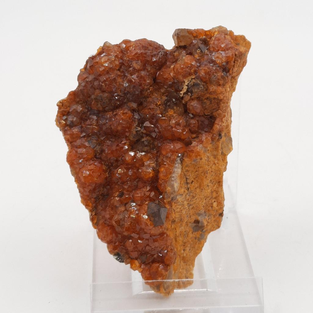 Спессартин, дымчатый кварц