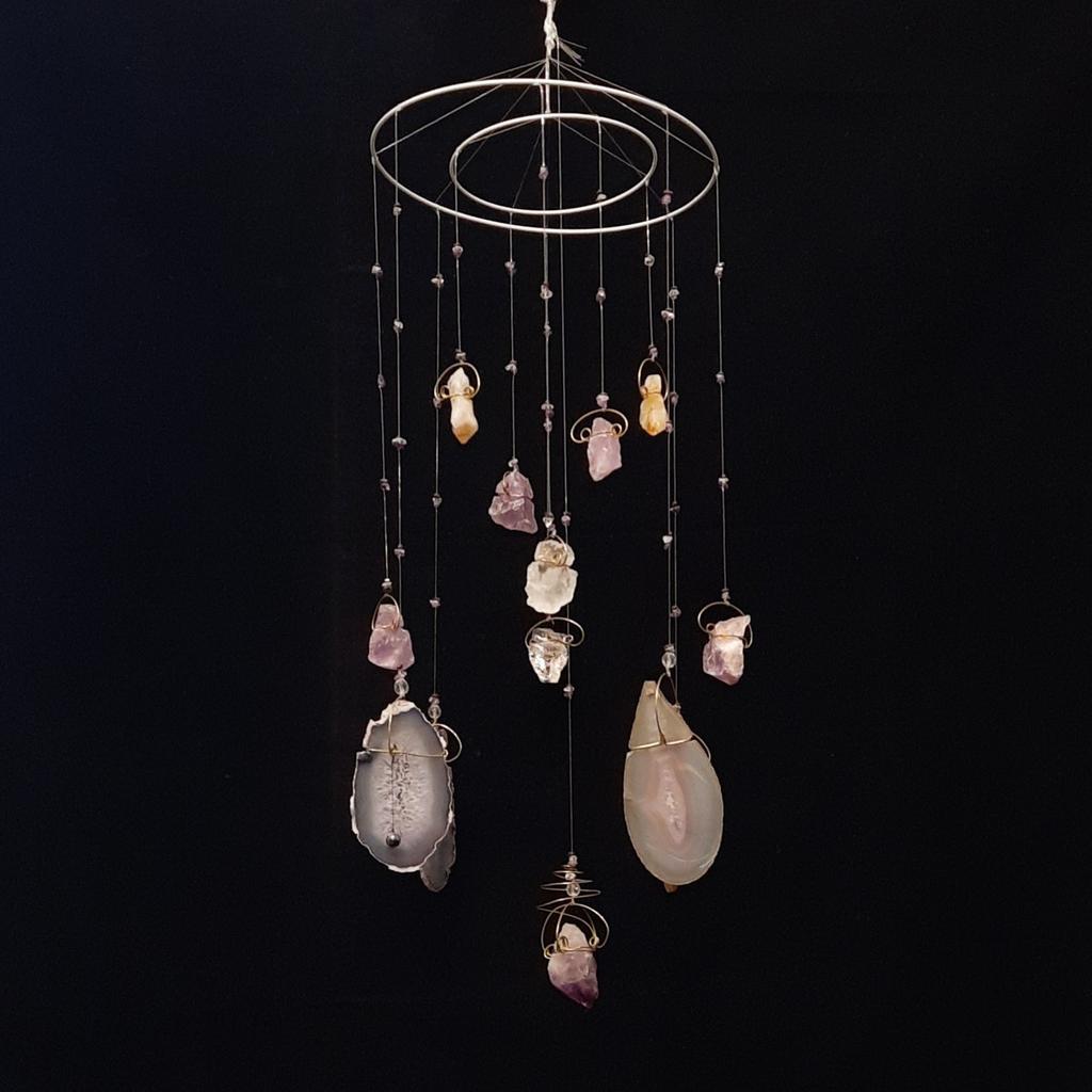 Гармонизатор пространства, агат, цитрин, аметист, кварц