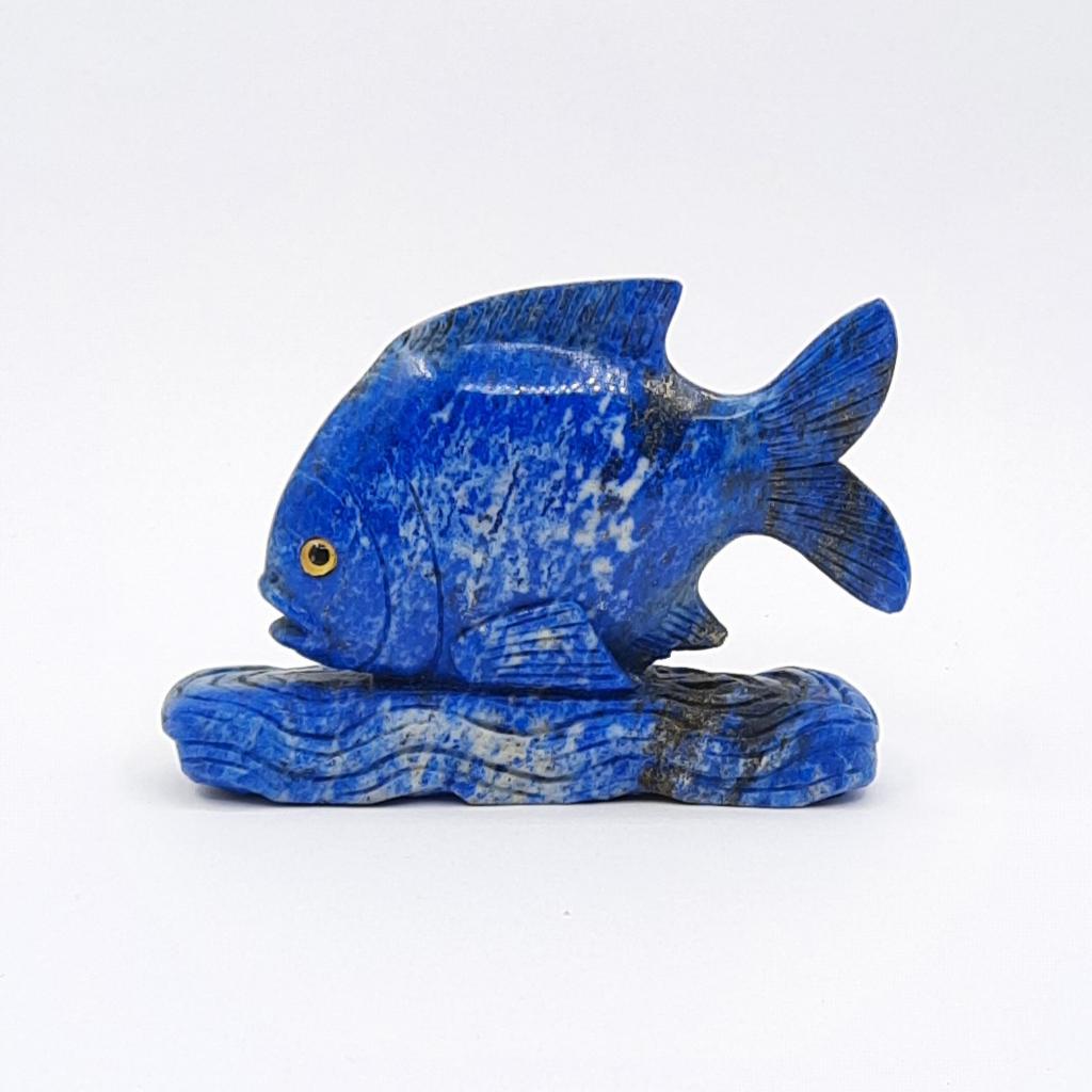 Скульптура "Рыбка", лазурит