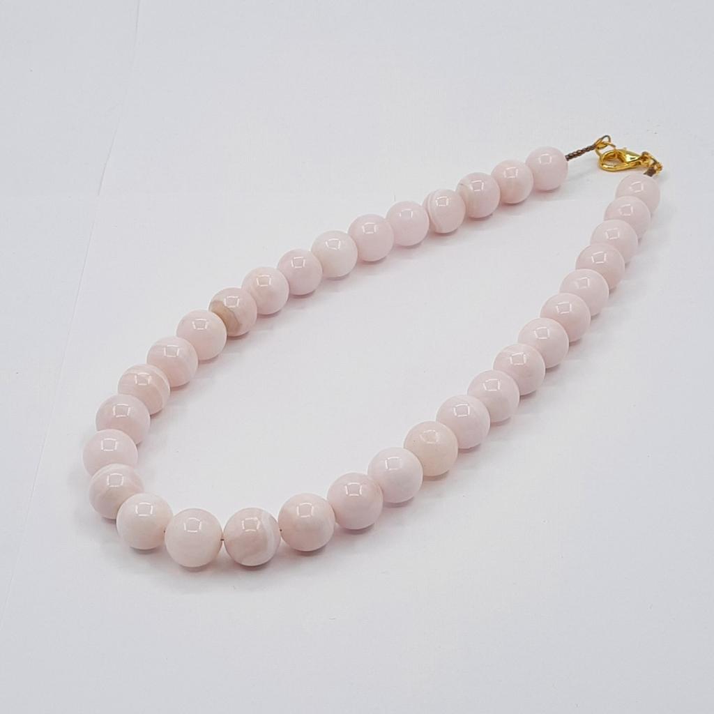 Бусы, манганокальцит