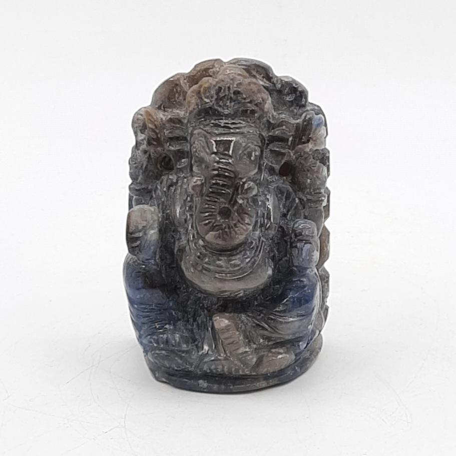 Скульптура "Ганеша", корунд синий, Непал