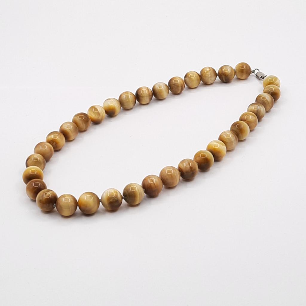 Бусы, тигровый глаз