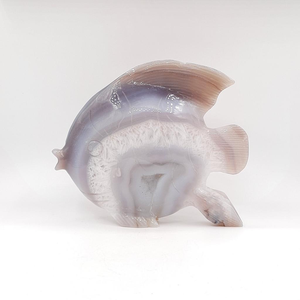 Скульптура "Рыбка", агат