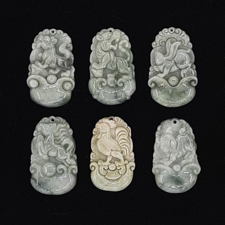 Кулон "Китайский Зодиак", жадеит