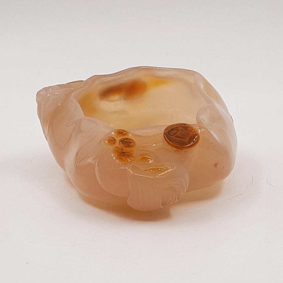 Вазочка "Рыбки", агат