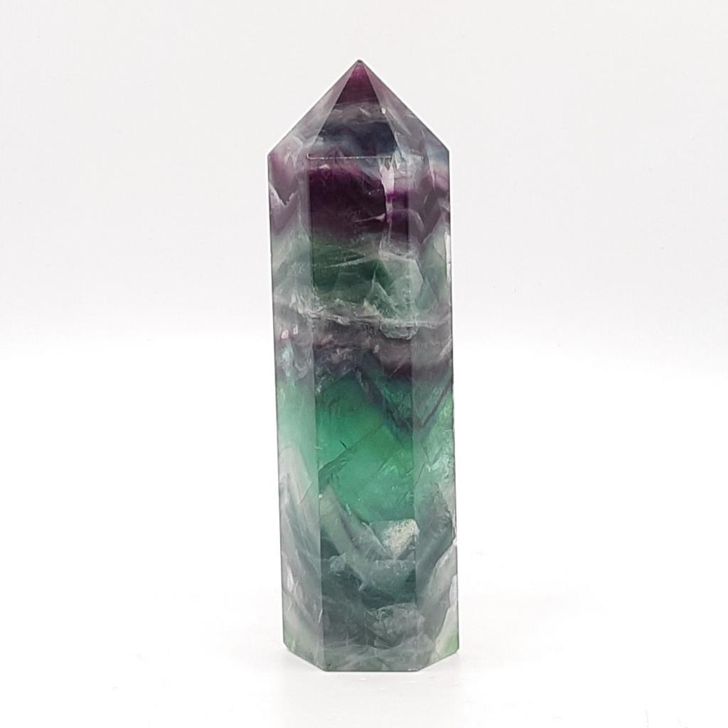 Кристалл, флюорит, приполированный