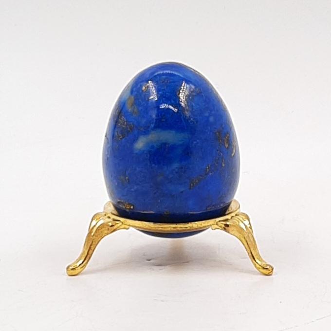 Яйцо, лазурит с пиритом, Афганистан