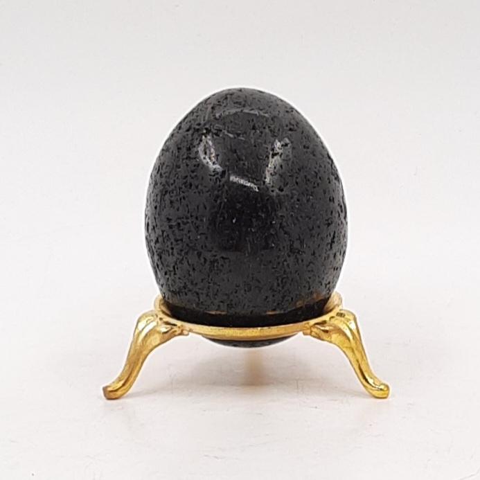 Яйцо, чёрный турмалин, Перу