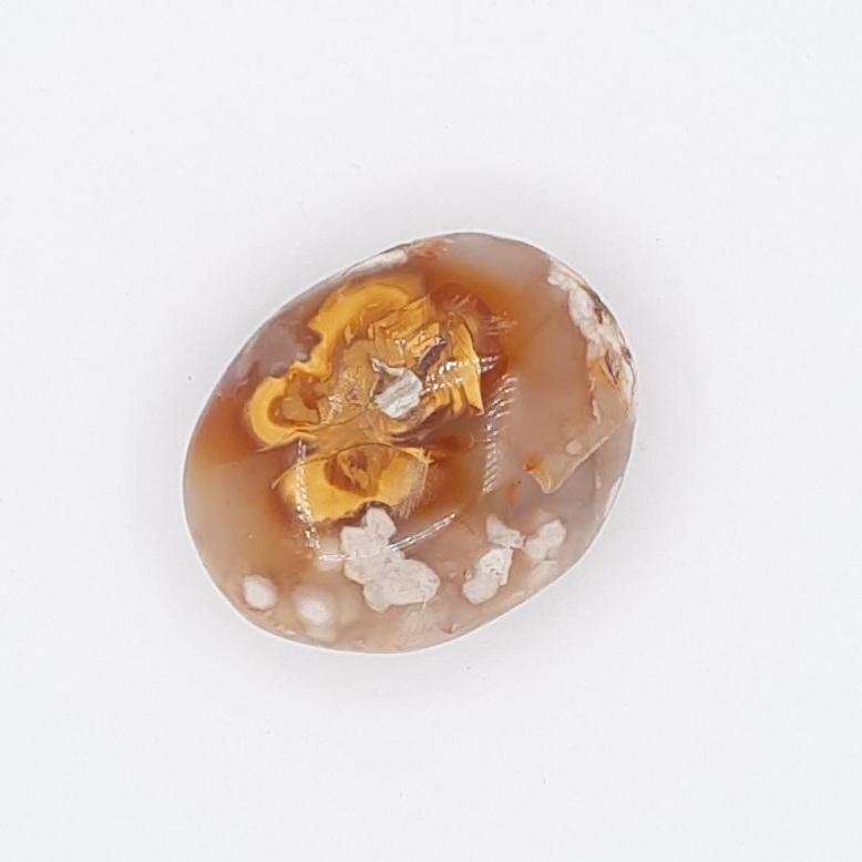 Галька, агат "пальмовые цветы"