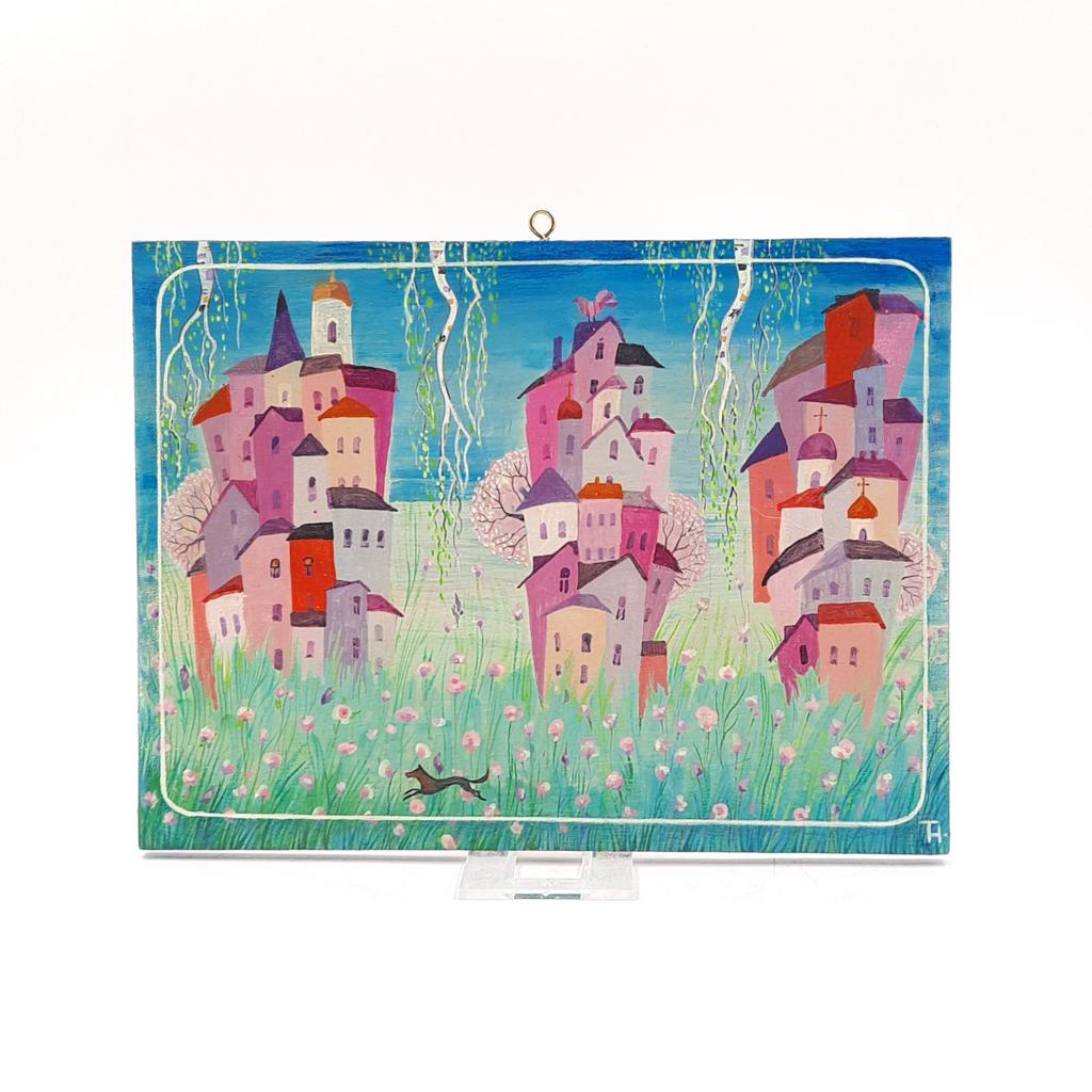 Картина "Весенние города"