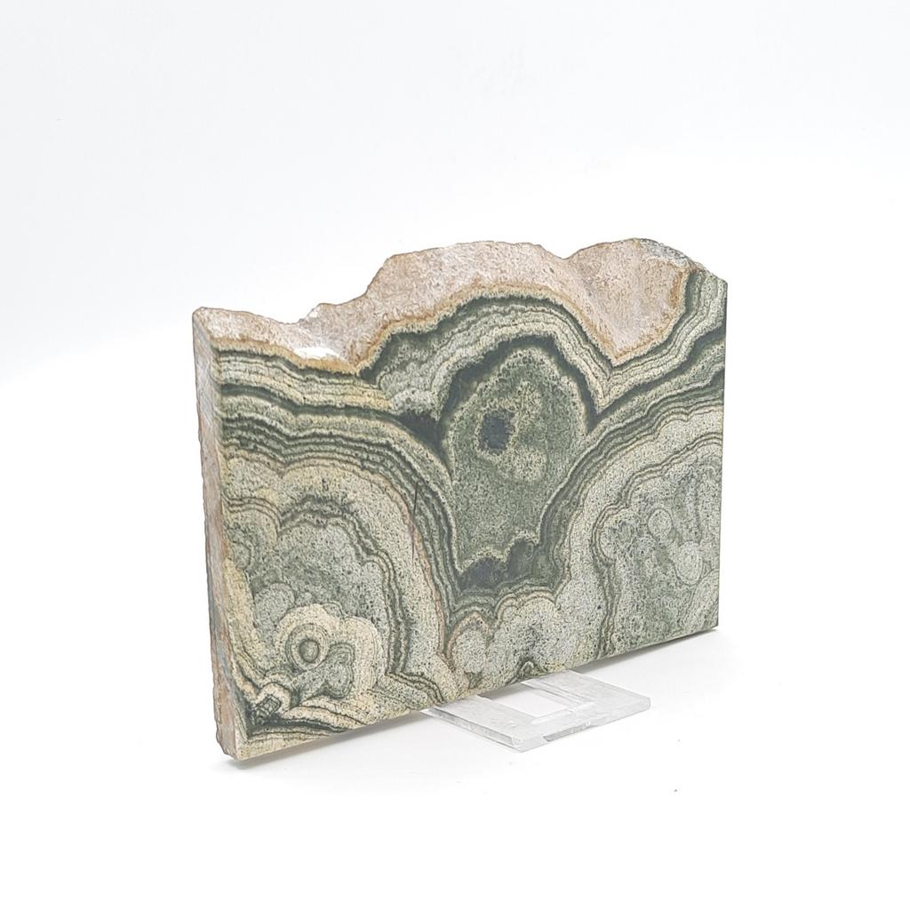 Пластина, скарн (приморский малахит), Россия, Дальний Восток, Дальнегорск