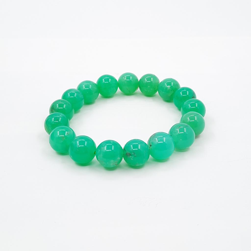 Браслет, хризопраз