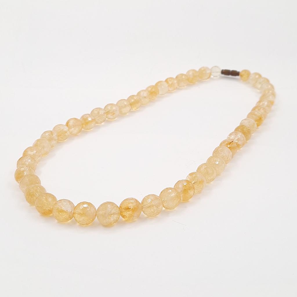 Бусы, цитрин