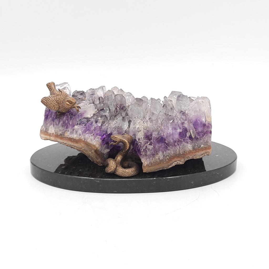 Композиция "Змея и птичка"