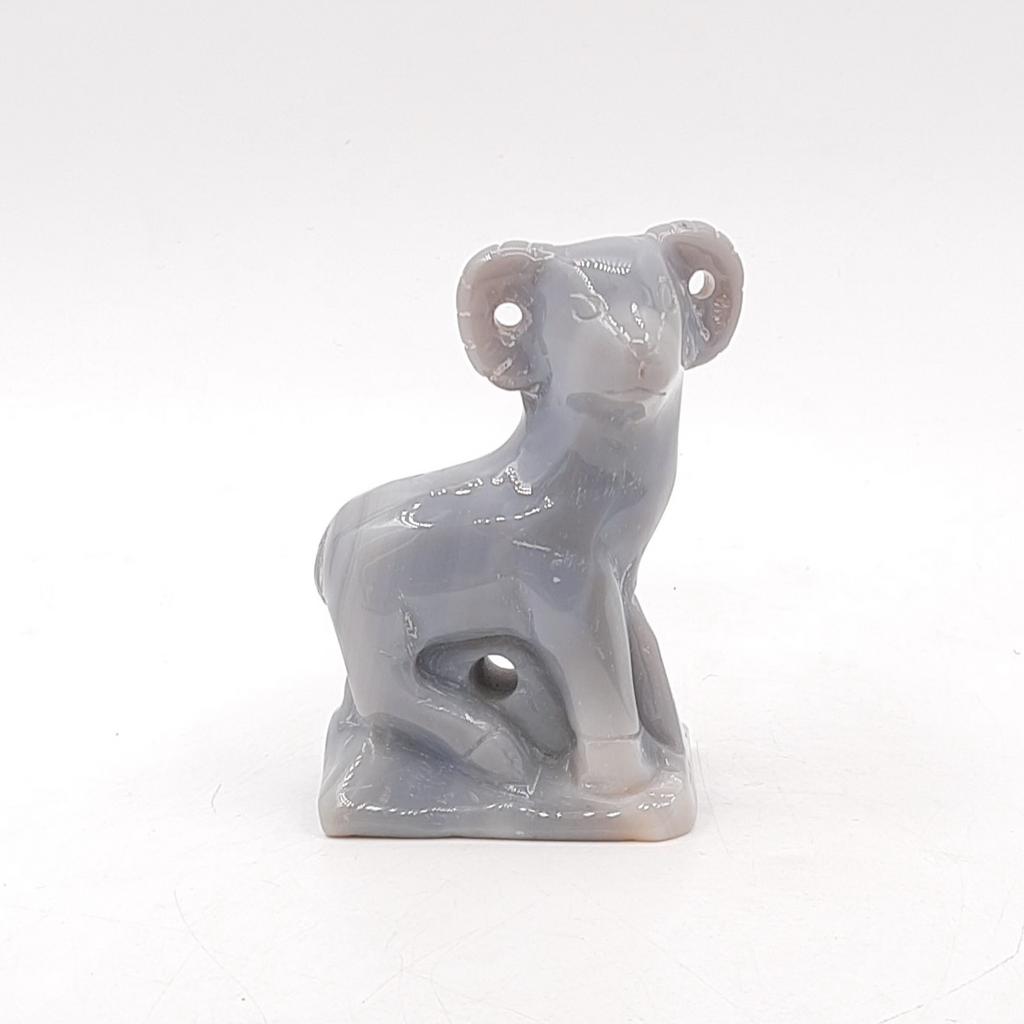 Скульптура "Барашек", агат