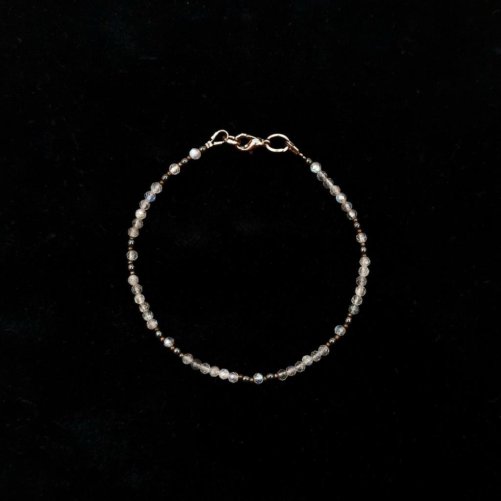 Браслет, лабрадорит