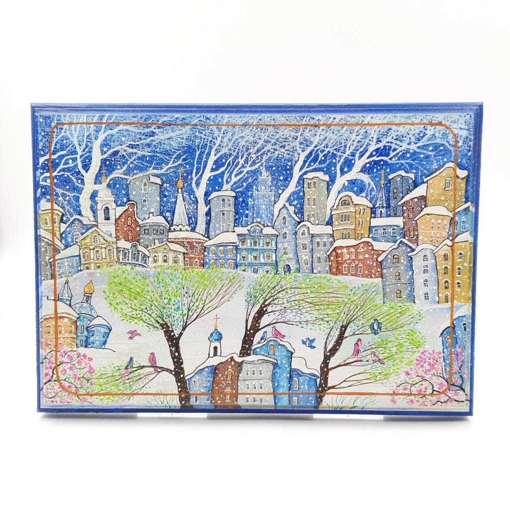 Картина "Весенний снегопад"