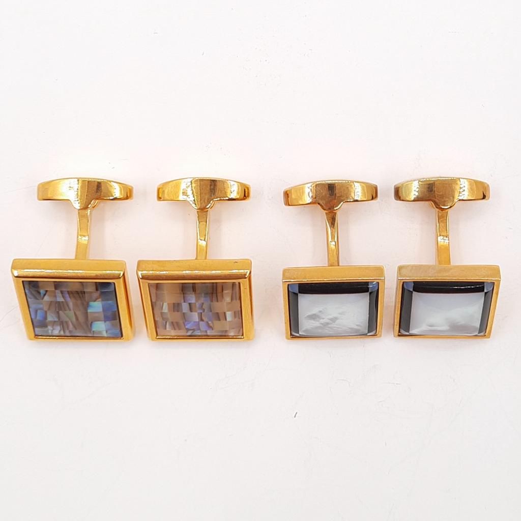 Запонки, перламутр