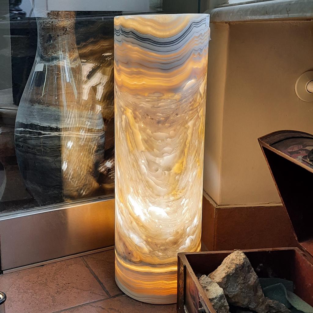 Светильник "Цилиндр", арагонит, Мексика