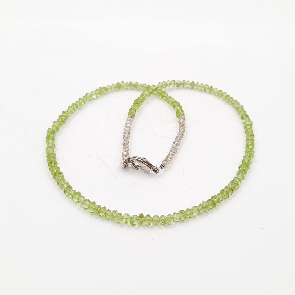 Бусы, хризолит