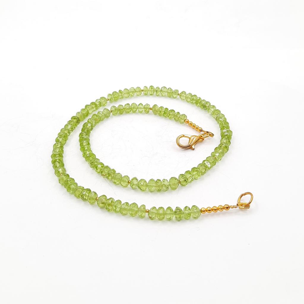 Бусы, хризолит