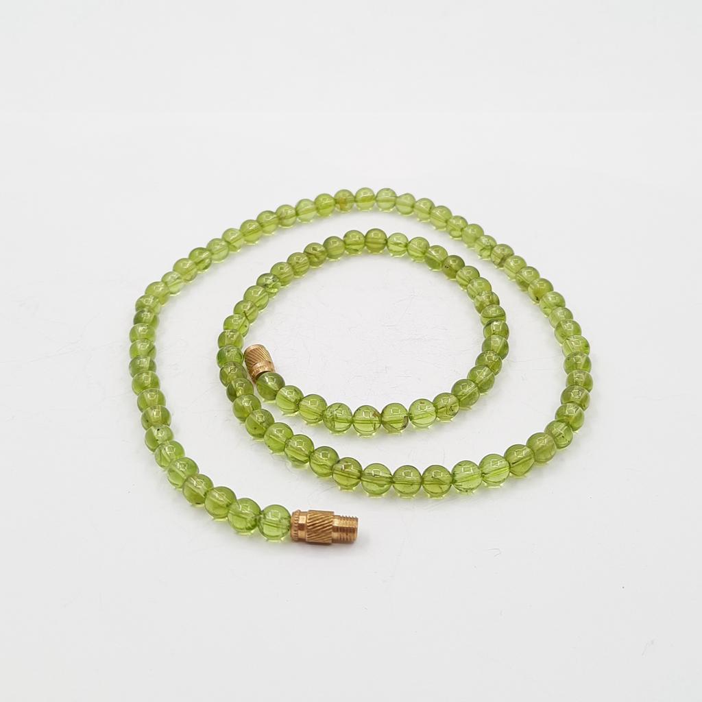 Бусы, хризолит