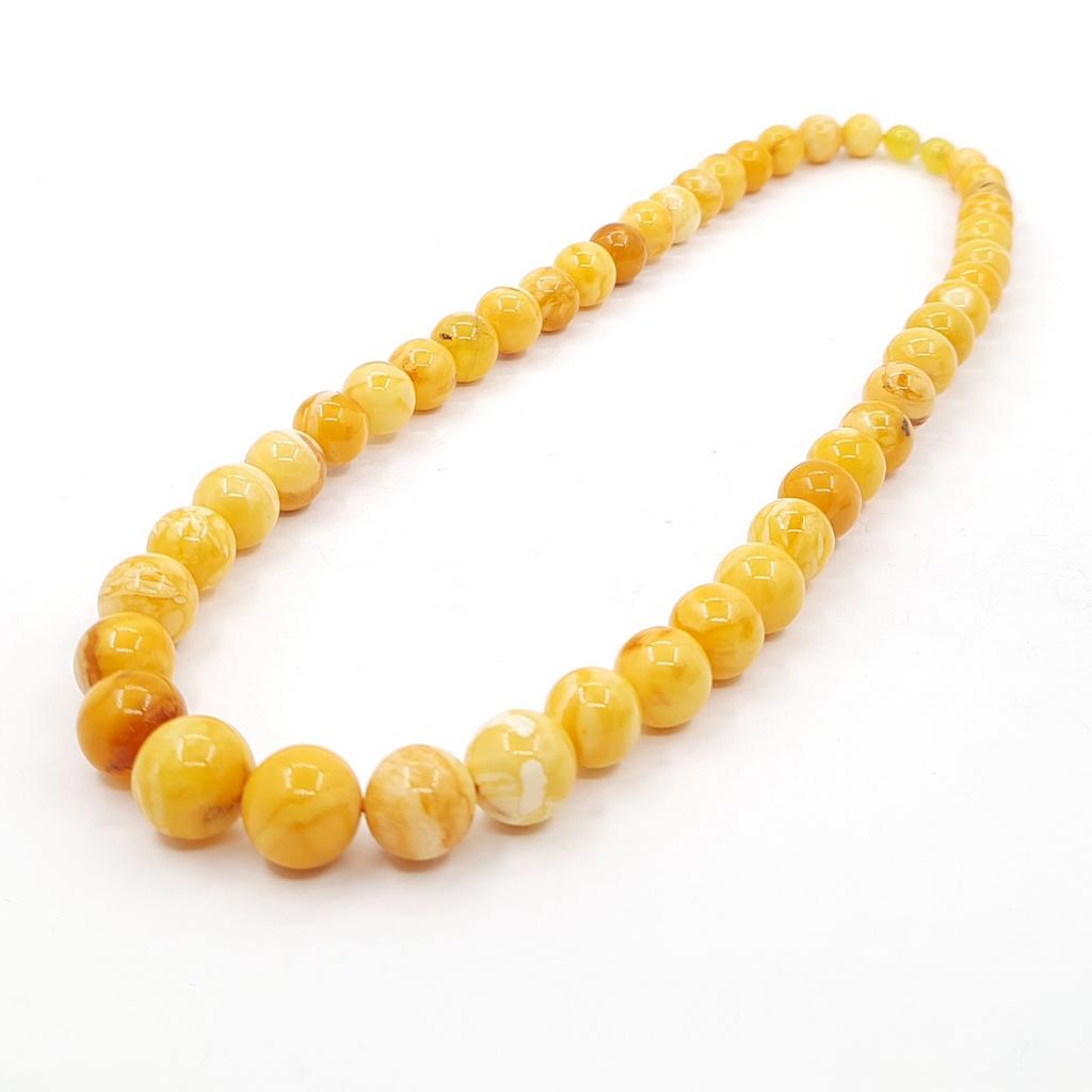 Бусы, янтарь