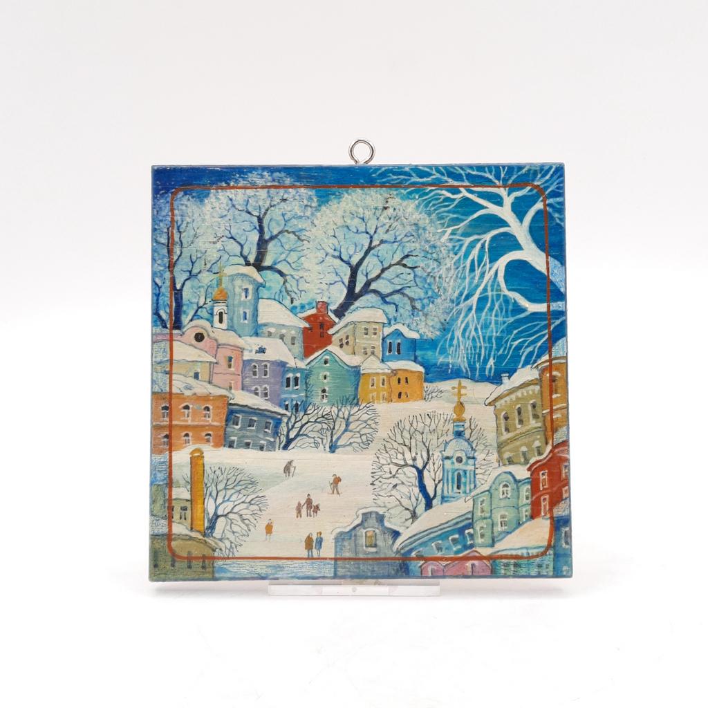 Картина "Зимний город"