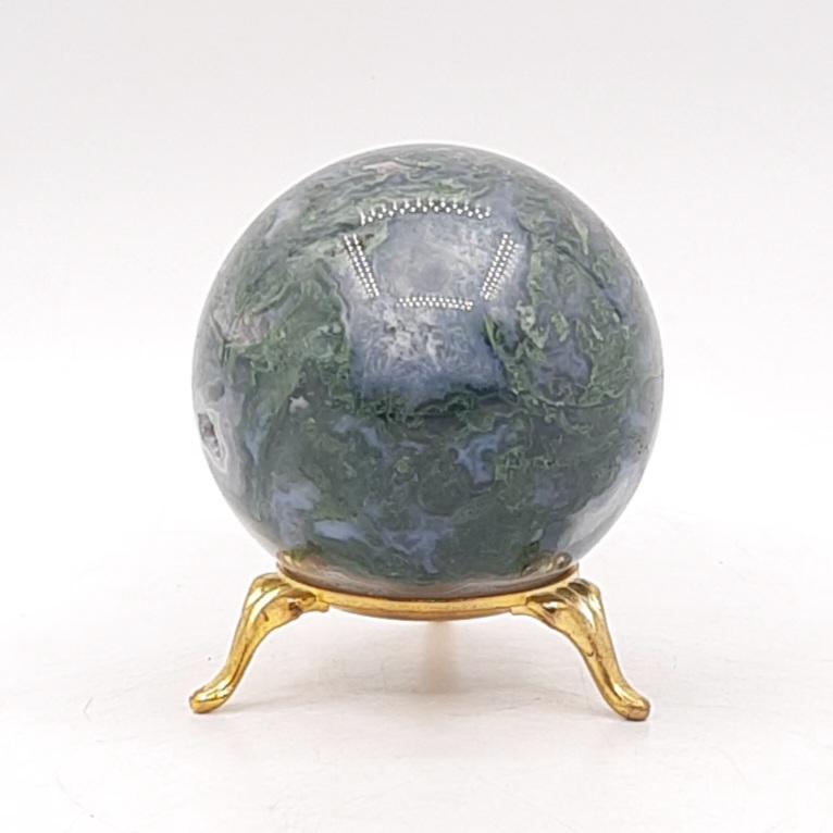 Шар, агат зелёный