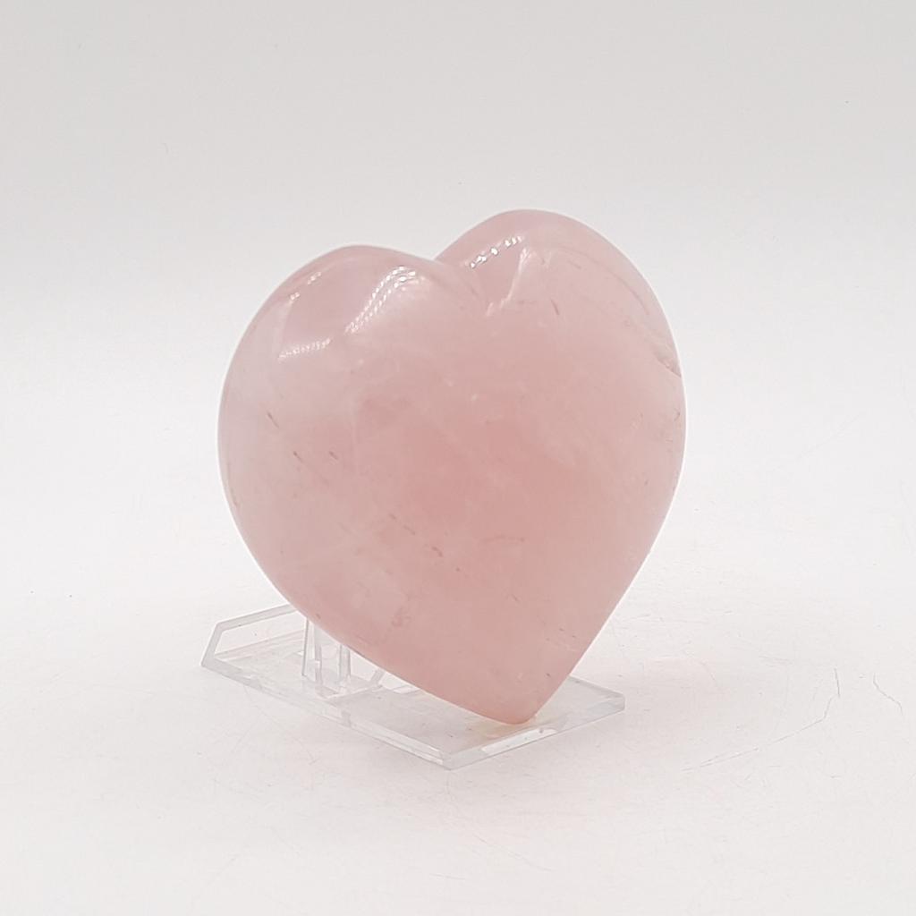 "Сердце", розовый кварц